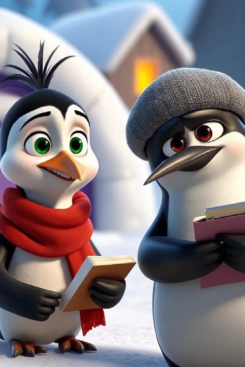 Penguenin Mor İglusu masalından 3. resim