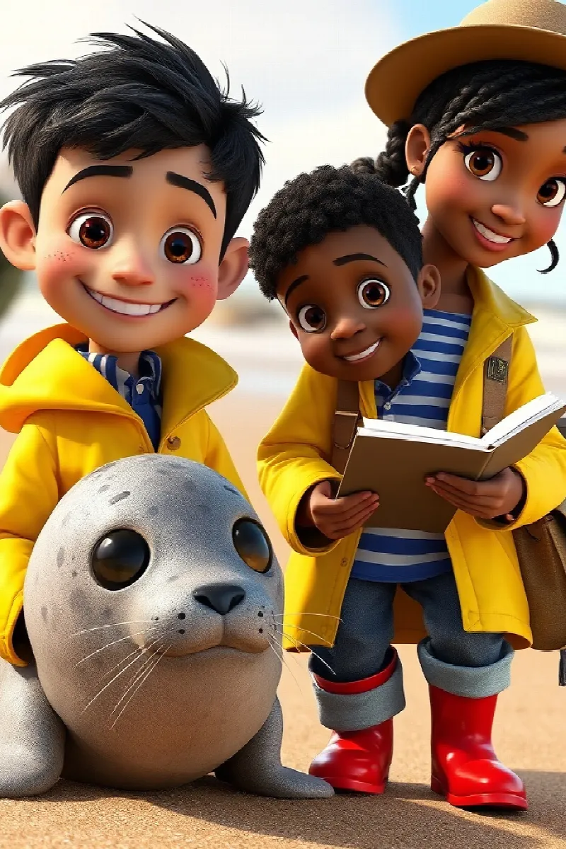 Picture 3 from the tale The Boy and the Little Seal