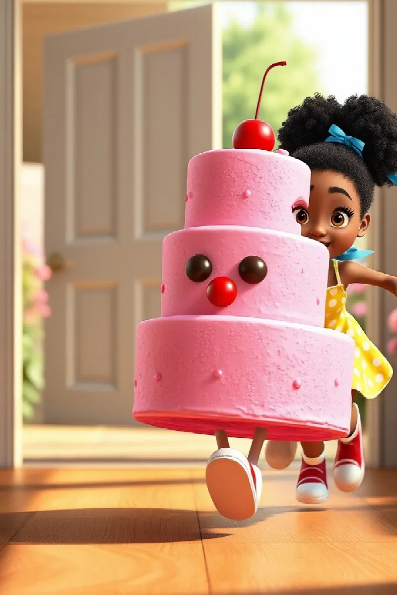 Picture 4 from the tale The Runaway Birthday Cake