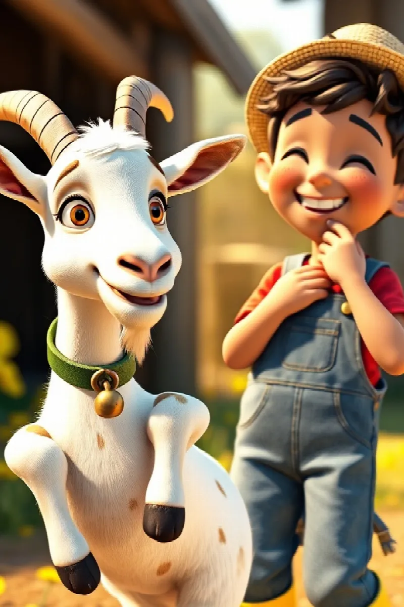 Picture 2 from the tale The Boy and the Goat