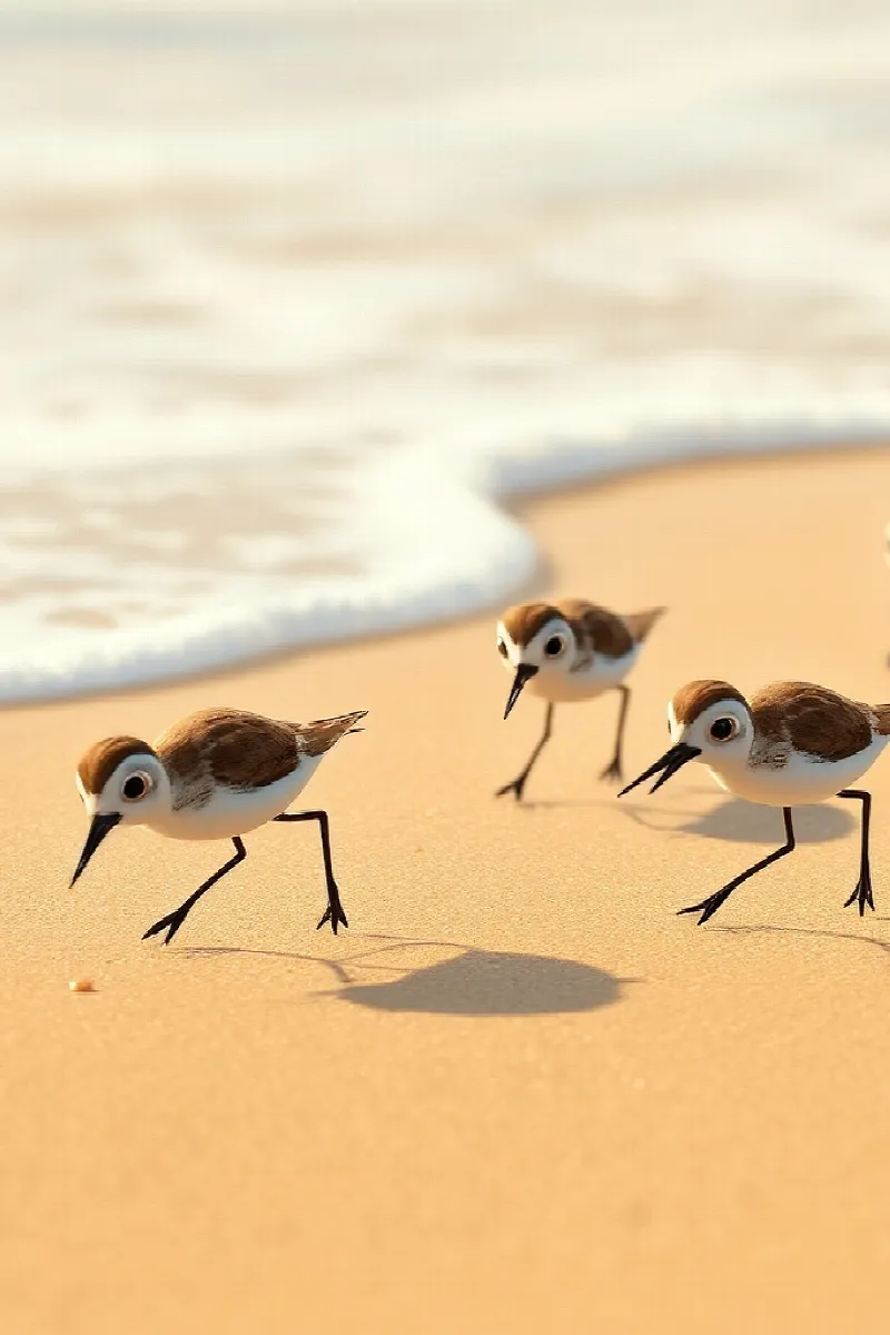 Picture 2 from the tale The Boy and the Sandpiper