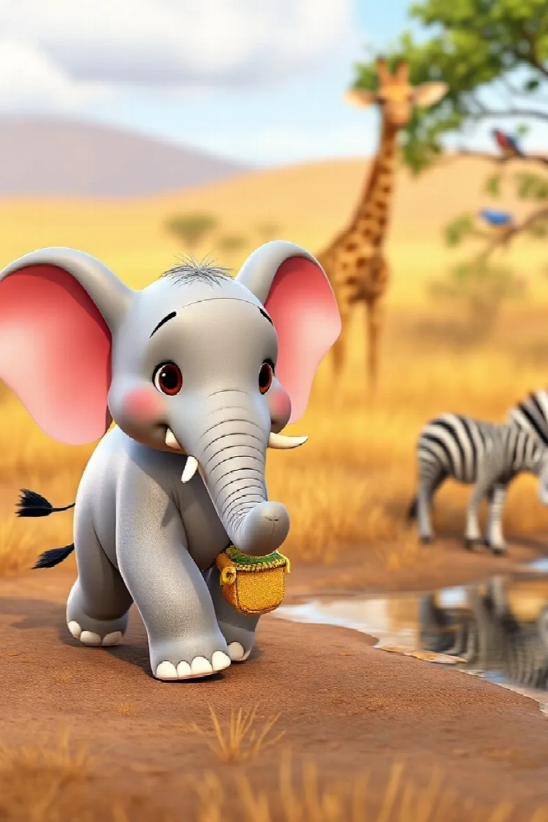 Picture 3 from the tale The Elephant's Secret Letter