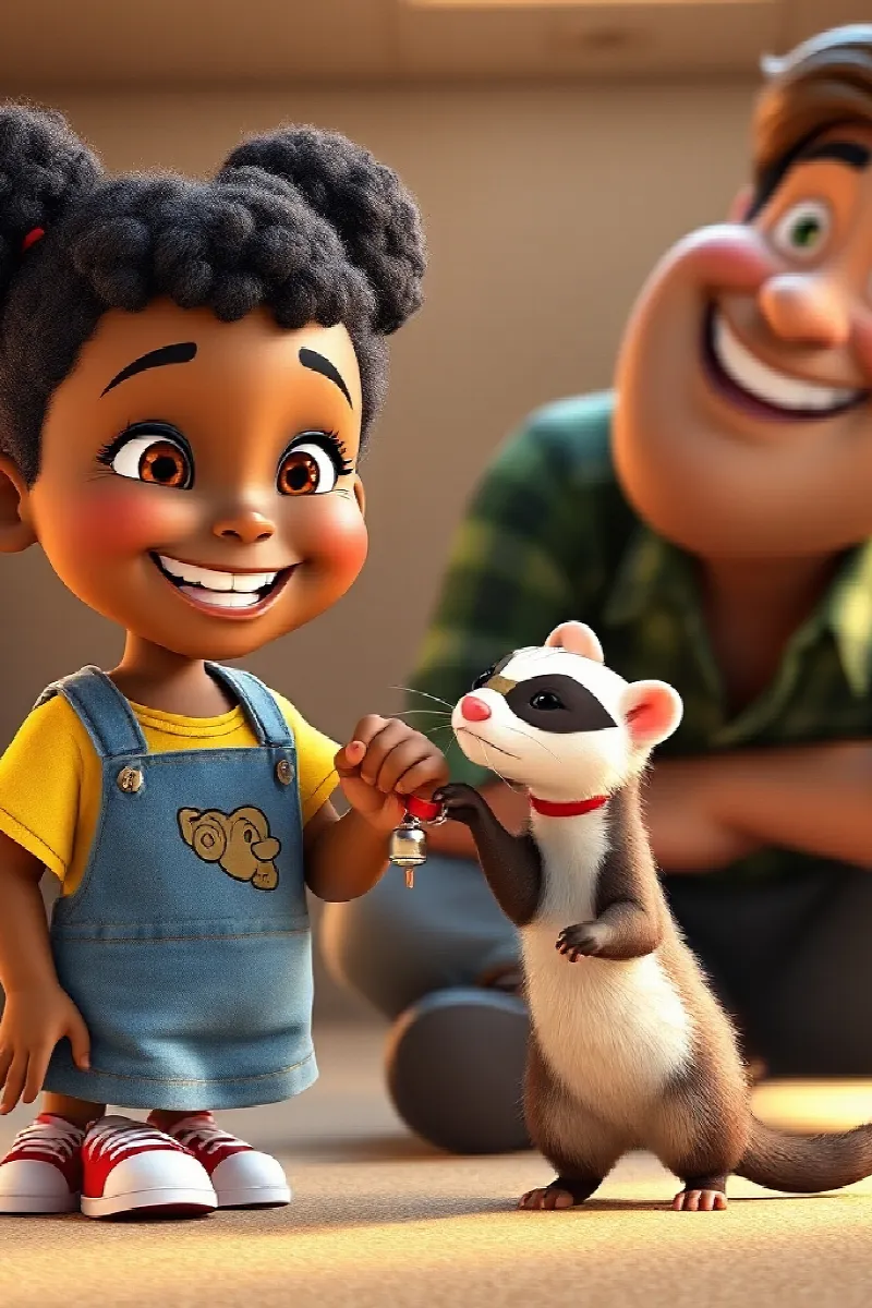 Picture 2 from the tale The Girl and the Ferret
