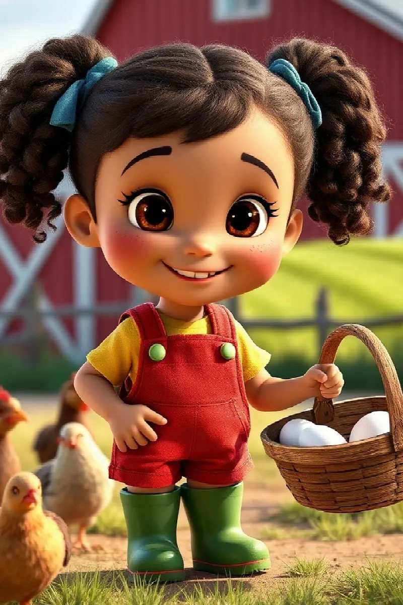 Picture 1 from the tale The Girl and the Friendly Mule