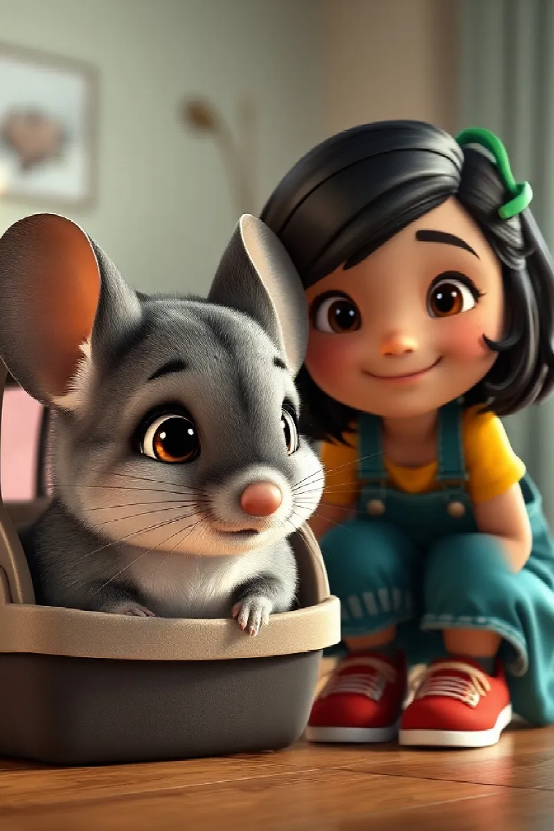Picture 2 from the tale The Girl and the Little Chinchilla
