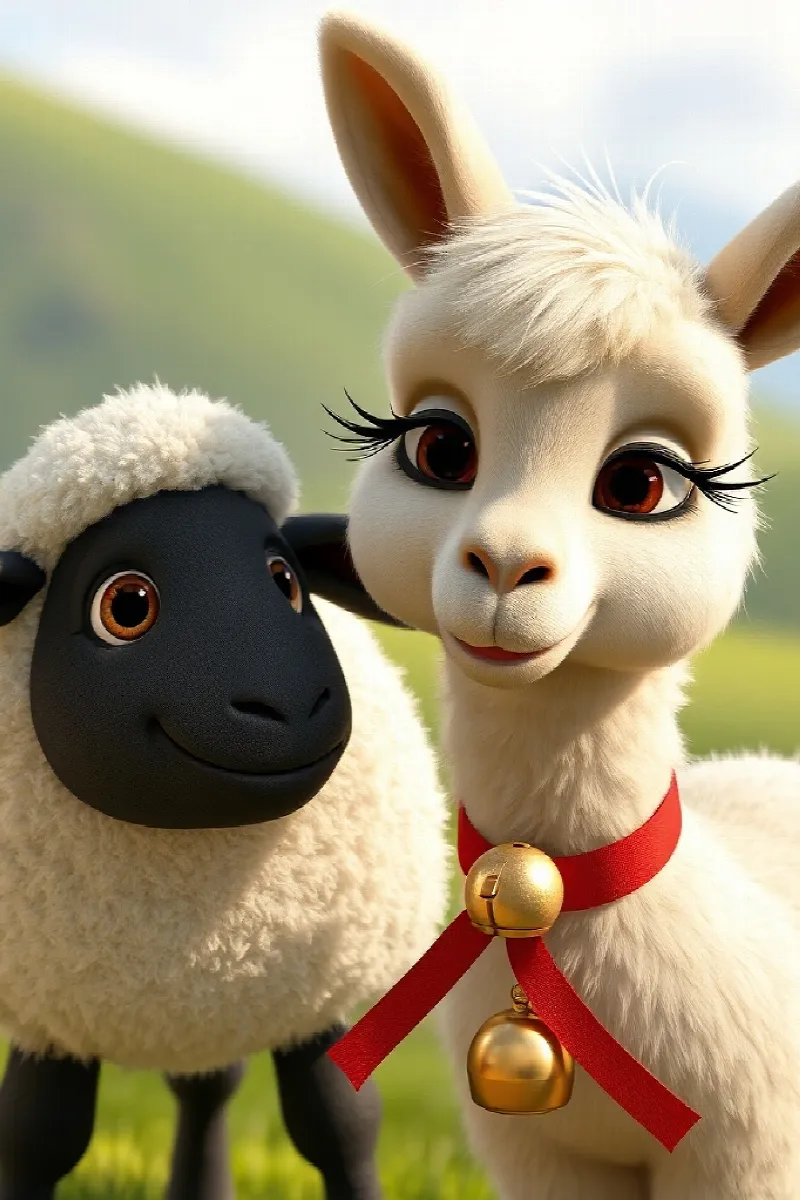 Picture 2 from the tale The Little Alpaca's Bell