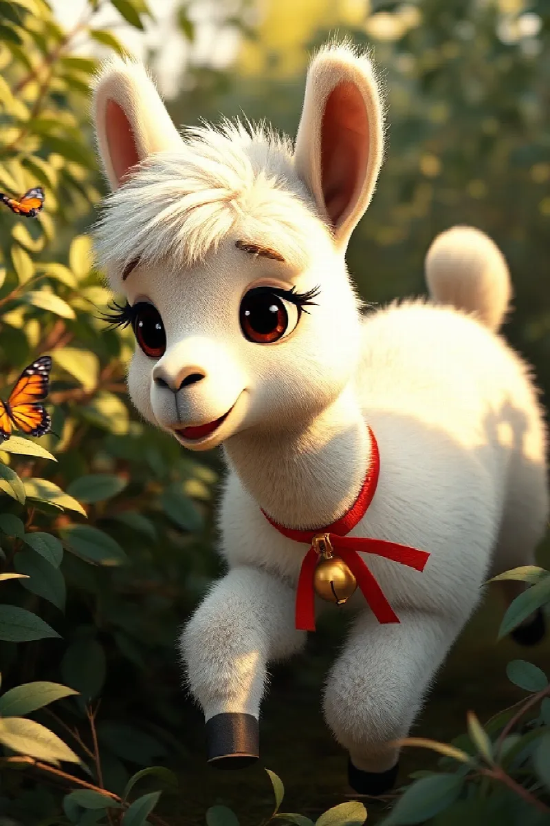 Picture 4 from the tale The Little Alpaca's Bell