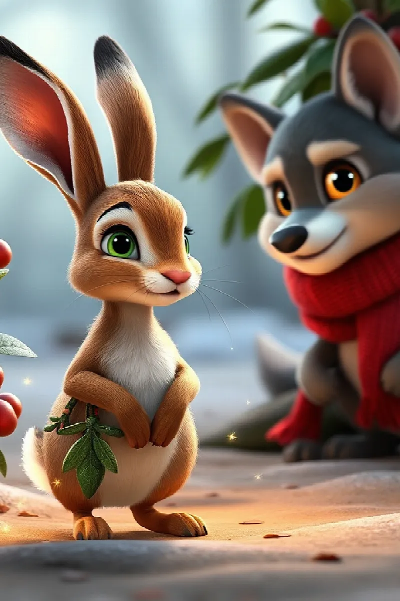 Picture 2 from the tale The Little Wolf's Friend