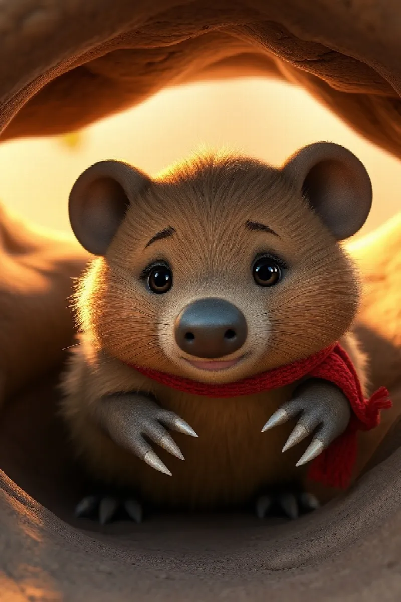 Picture 1 from the tale The Wombat's Secret Door