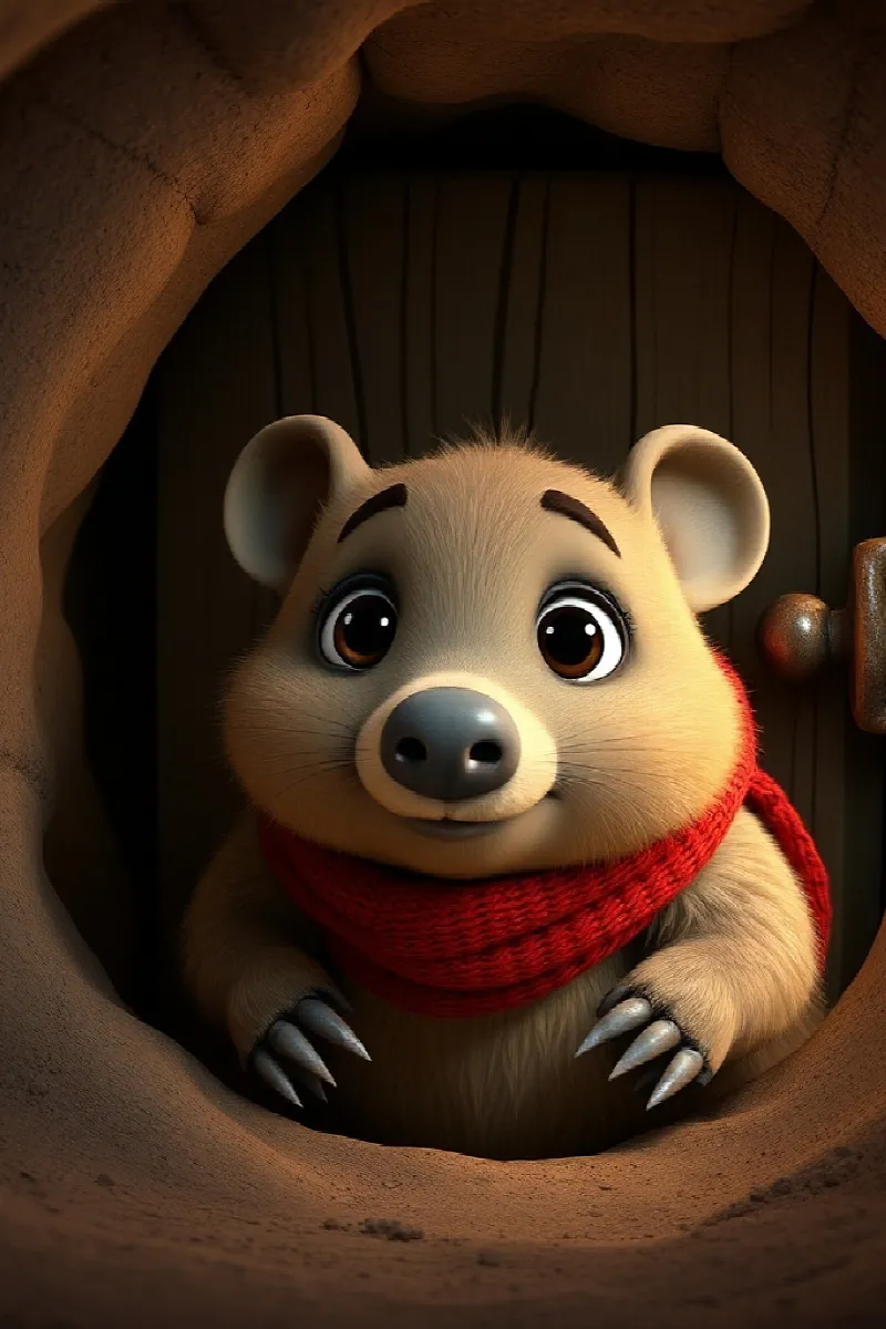 Picture 2 from the tale The Wombat's Secret Door