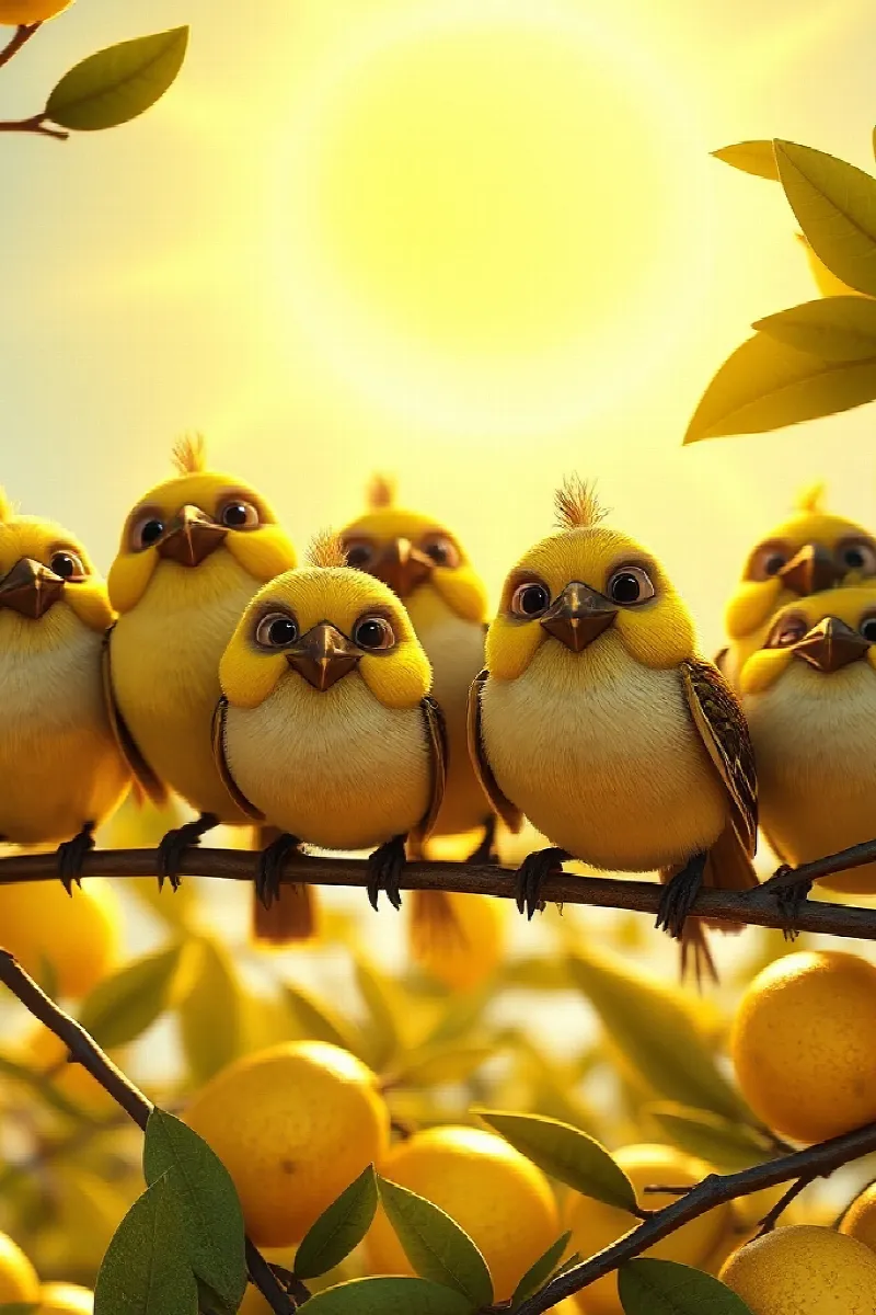 Limon Krallığı masalından 1. resim