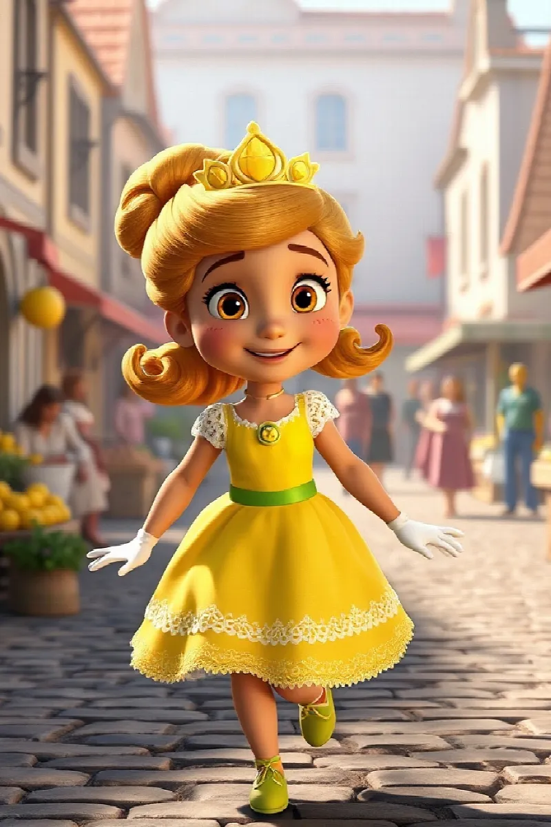 Limon Krallığı masalından 2. resim