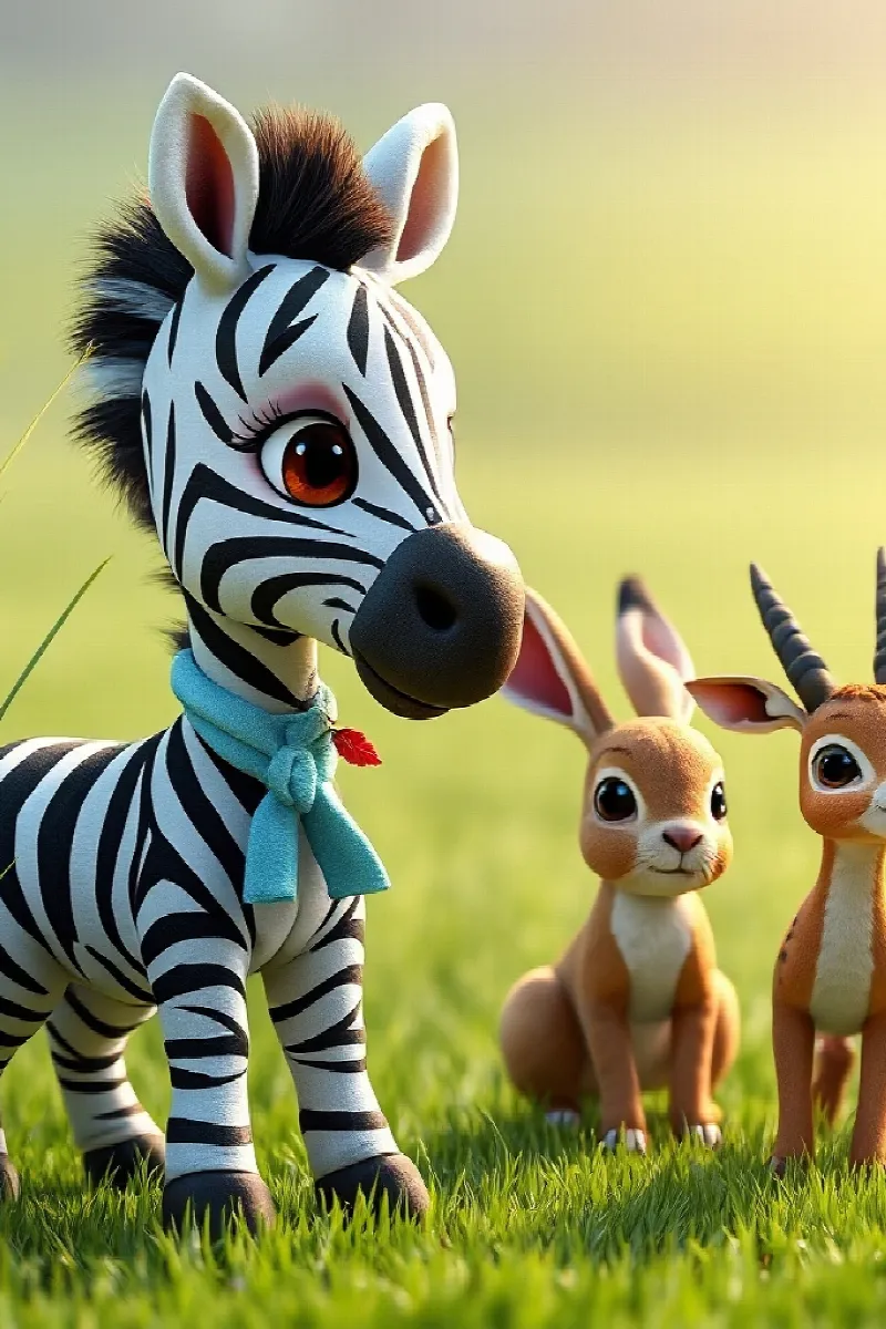 Picture 1 from the tale The Little Zebra's Secret