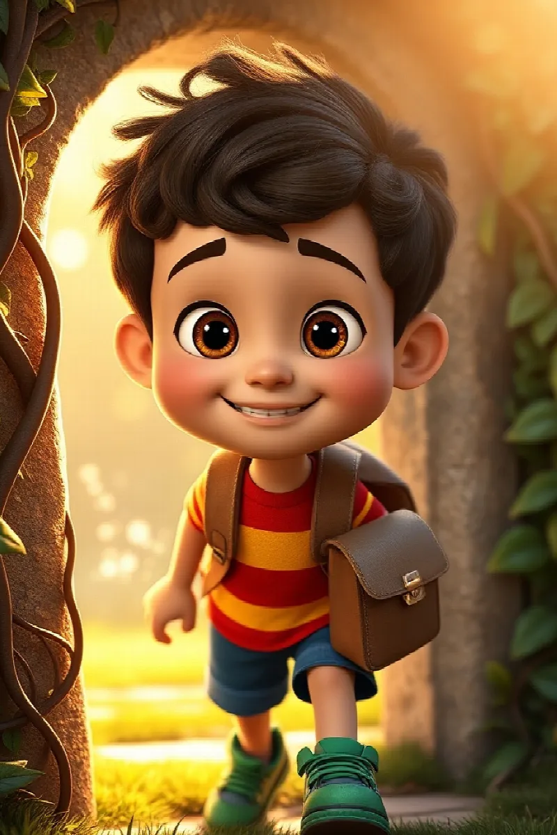 Picture 1 from the tale The Boy and the Friendship Portal