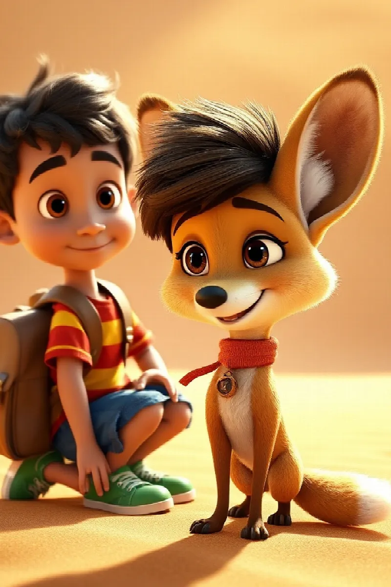 Picture 2 from the tale The Boy and the Friendship Portal