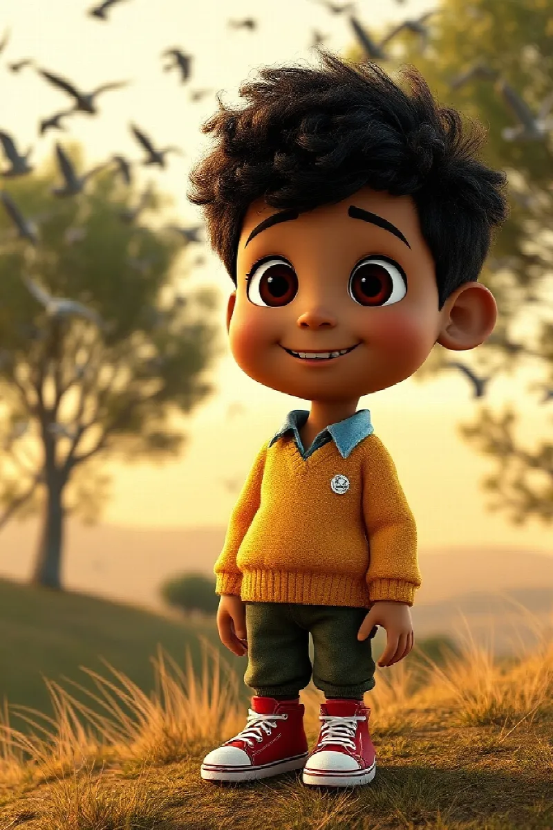 Picture 1 from the tale The Boy and the Starling