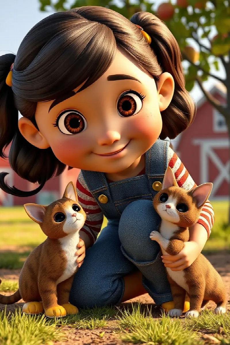Picture 1 from the tale The Girl and the Little Pony