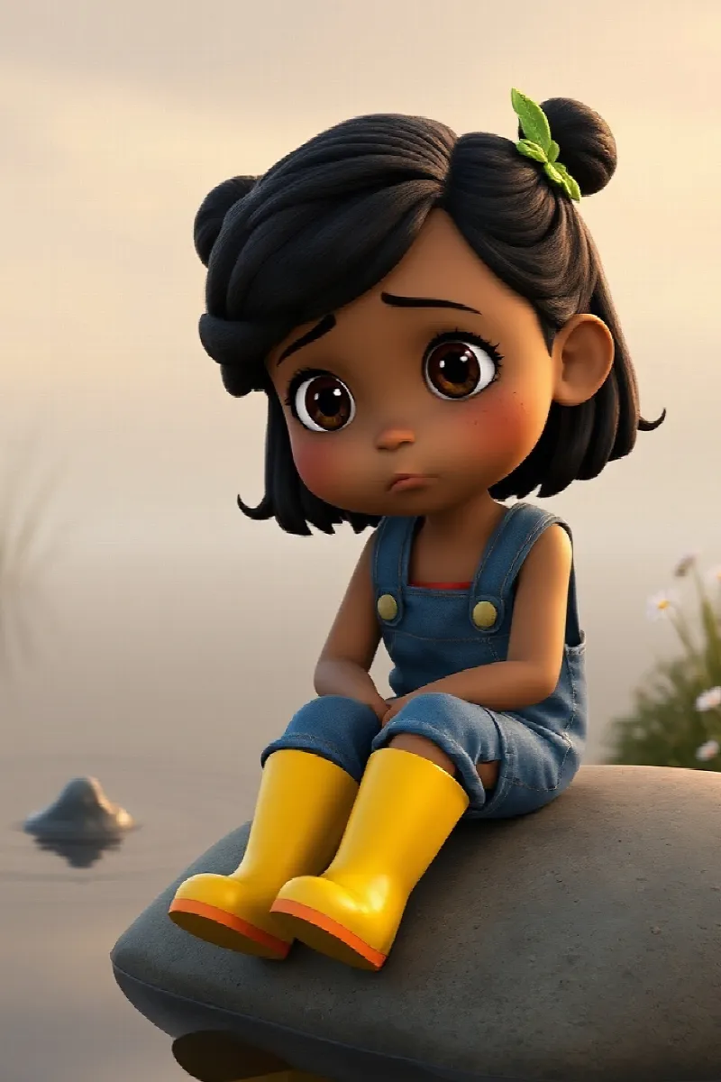 Picture 2 from the tale The Girl and the Rainbow Turtle