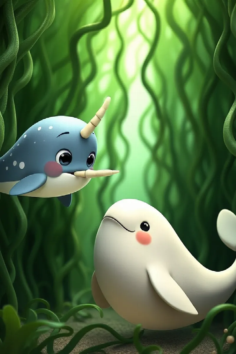 Picture 3 from the tale The Little Narwhal's Bell