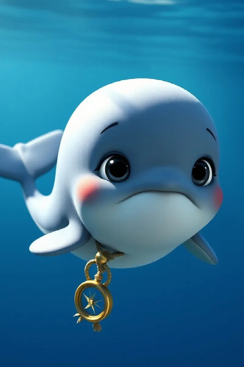 Picture 2 from the tale The Little Whale's Compass