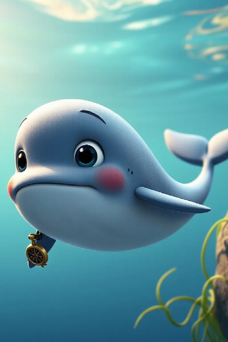 Picture 3 from the tale The Little Whale's Compass