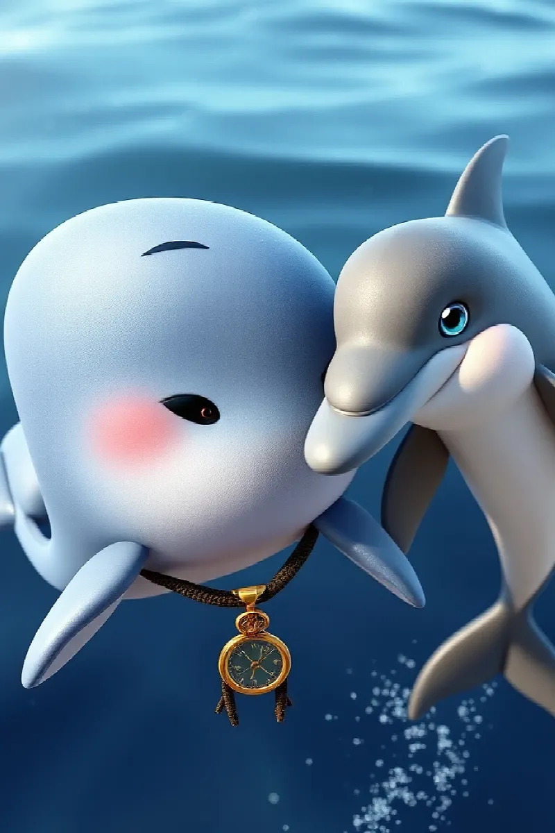 Picture 4 from the tale The Little Whale's Compass