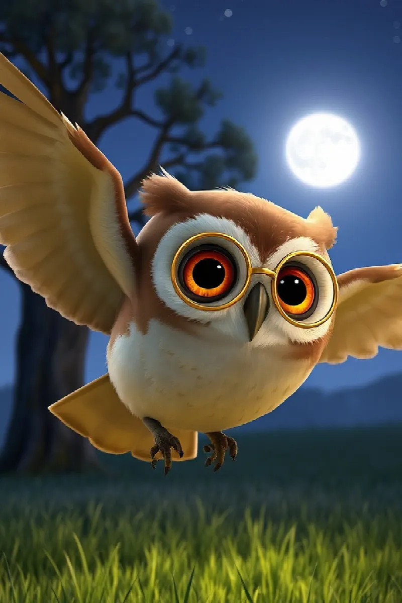 Picture 1 from the tale The Owl's Secret Garden