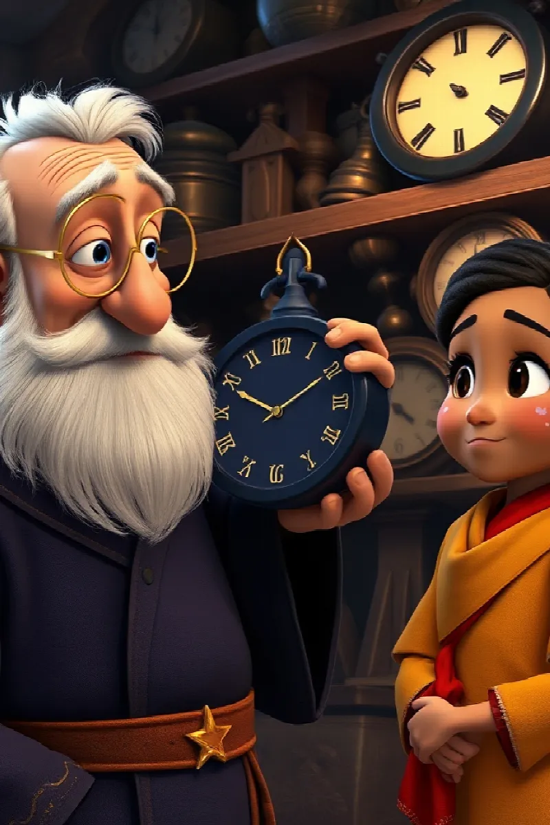 Picture 2 from the tale The Secret Star Clock