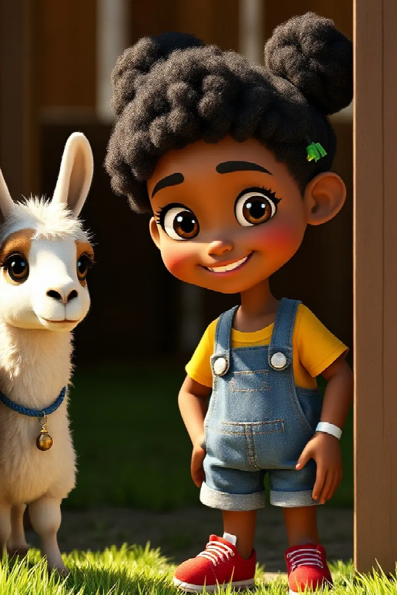 Kız ve Küçük Lama masalından 2. resim
