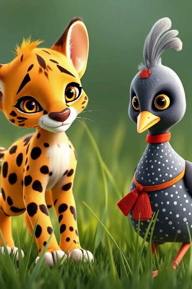 Küçük Serval masalından 3. resim