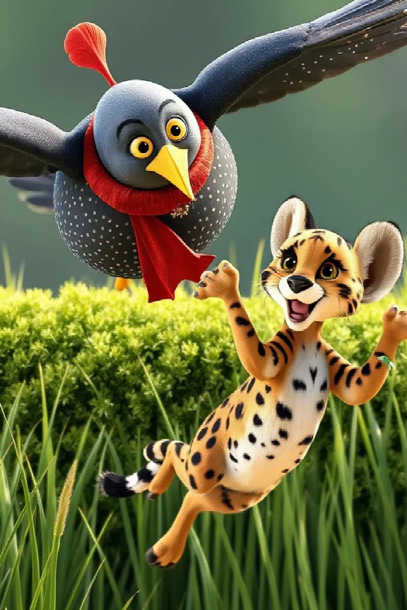Küçük Serval masalından 4. resim