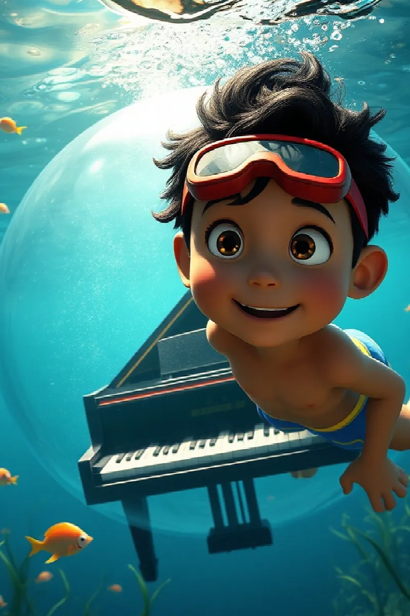 Picture 2 from the tale The Piano Beneath the Lake