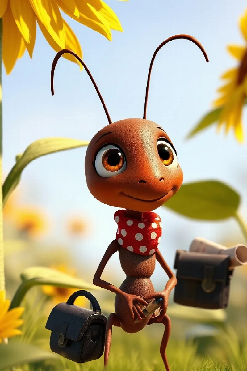 Picture 1 from the tale The Ant Who Drew Maps