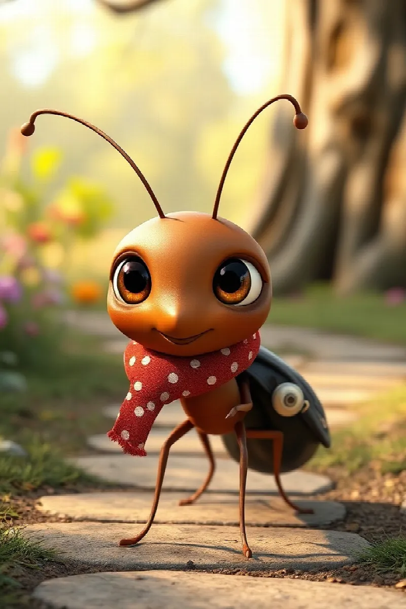 Picture 2 from the tale The Ant Who Drew Maps