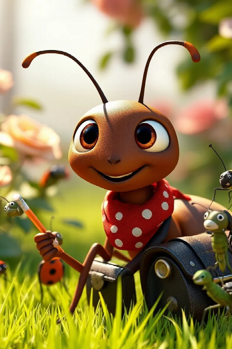 Picture 3 from the tale The Ant Who Drew Maps
