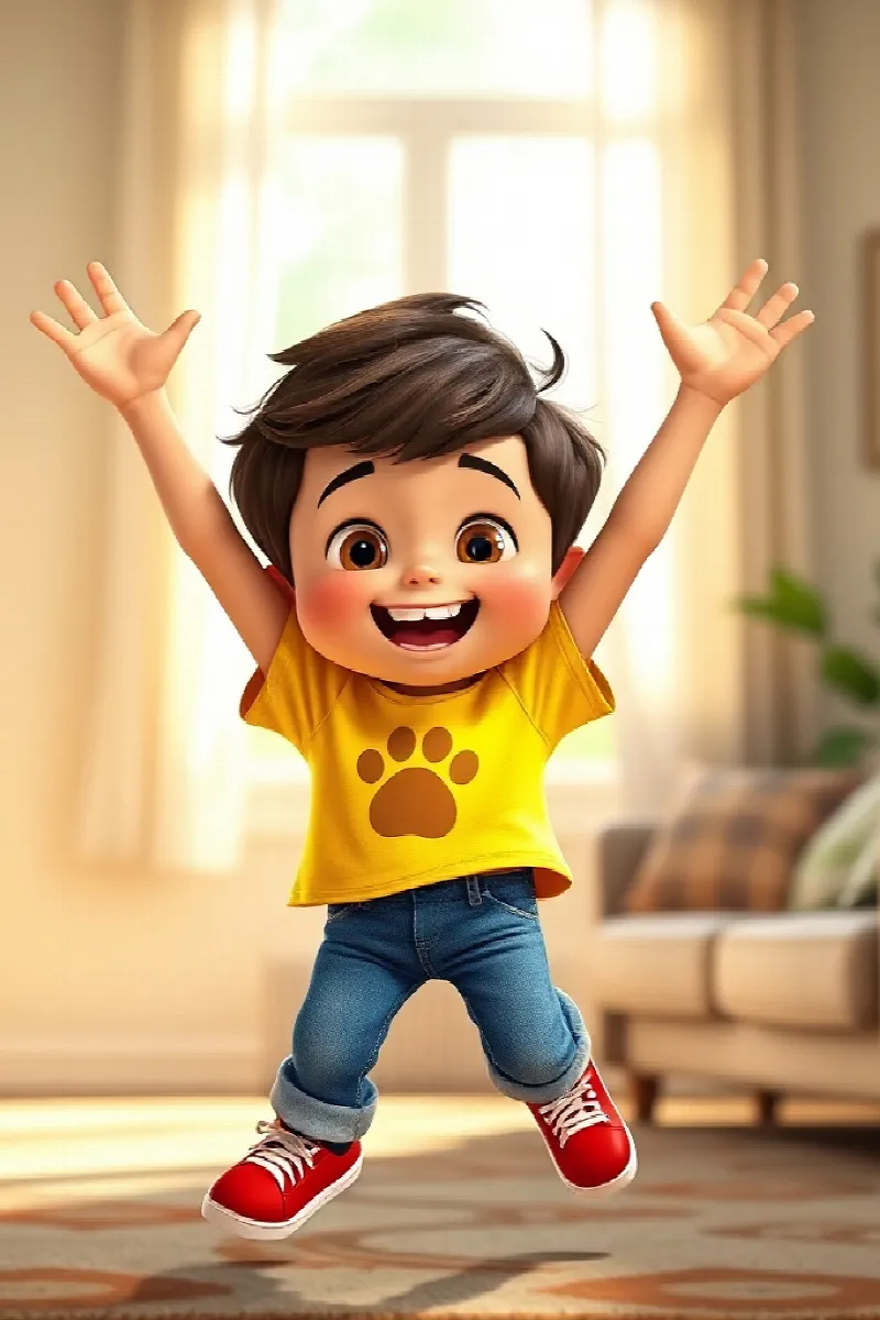 Picture 1 from the tale The Boy and the Rescue Ferret