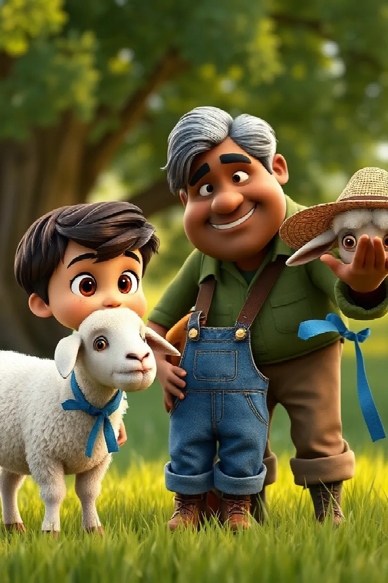 Picture 4 from the tale The Boy and the Sheep