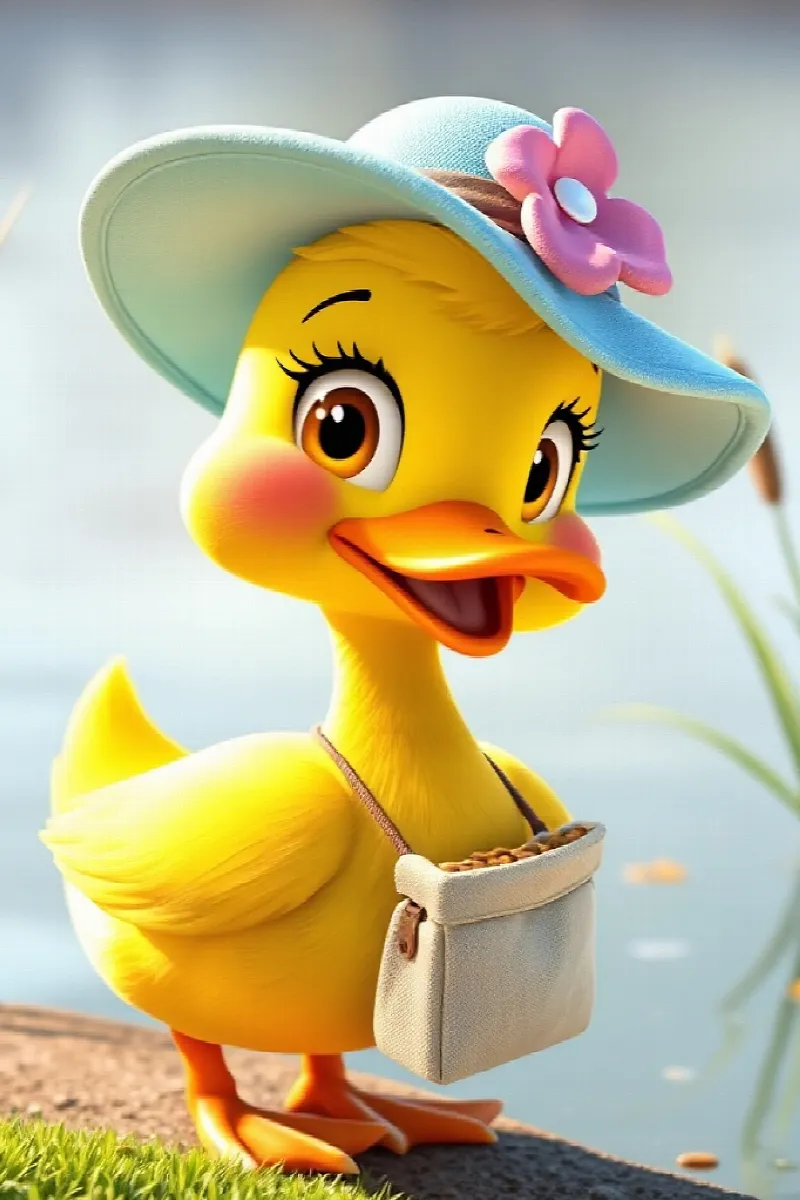 Picture 1 from the tale The Duck's Floating Garden