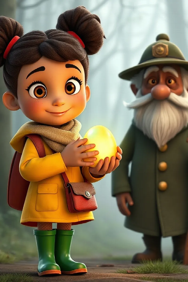 Picture 3 from the tale The Girl and the Dragon Egg