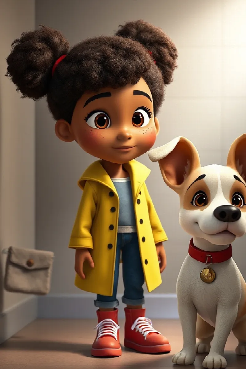 Picture 2 from the tale The Girl and the Rescue Dog