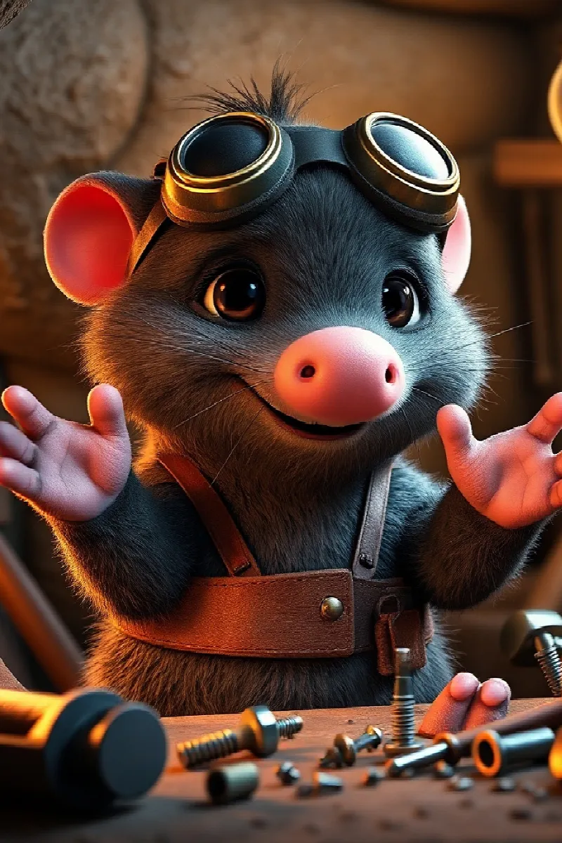 Picture 3 from the tale The Little Mole's Compass