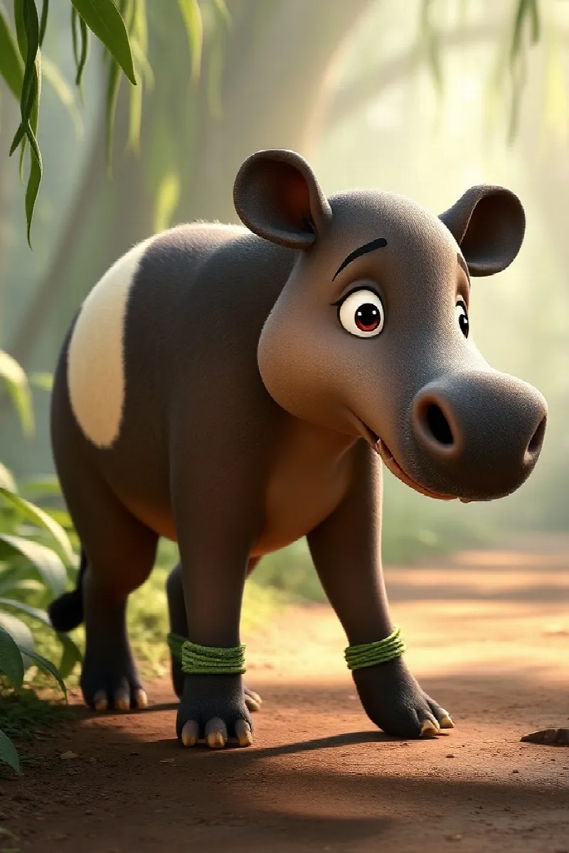 Picture 1 from the tale The Tapir and the Toucan