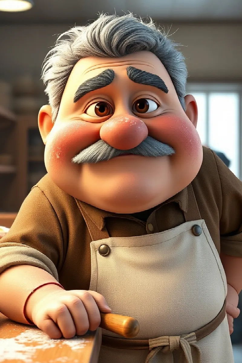 Huysuz Fırıncı masalından 2. resim