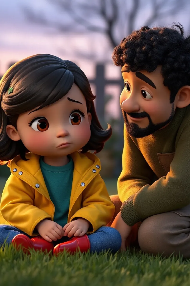 Kız ve Kirpi masalından 3. resim
