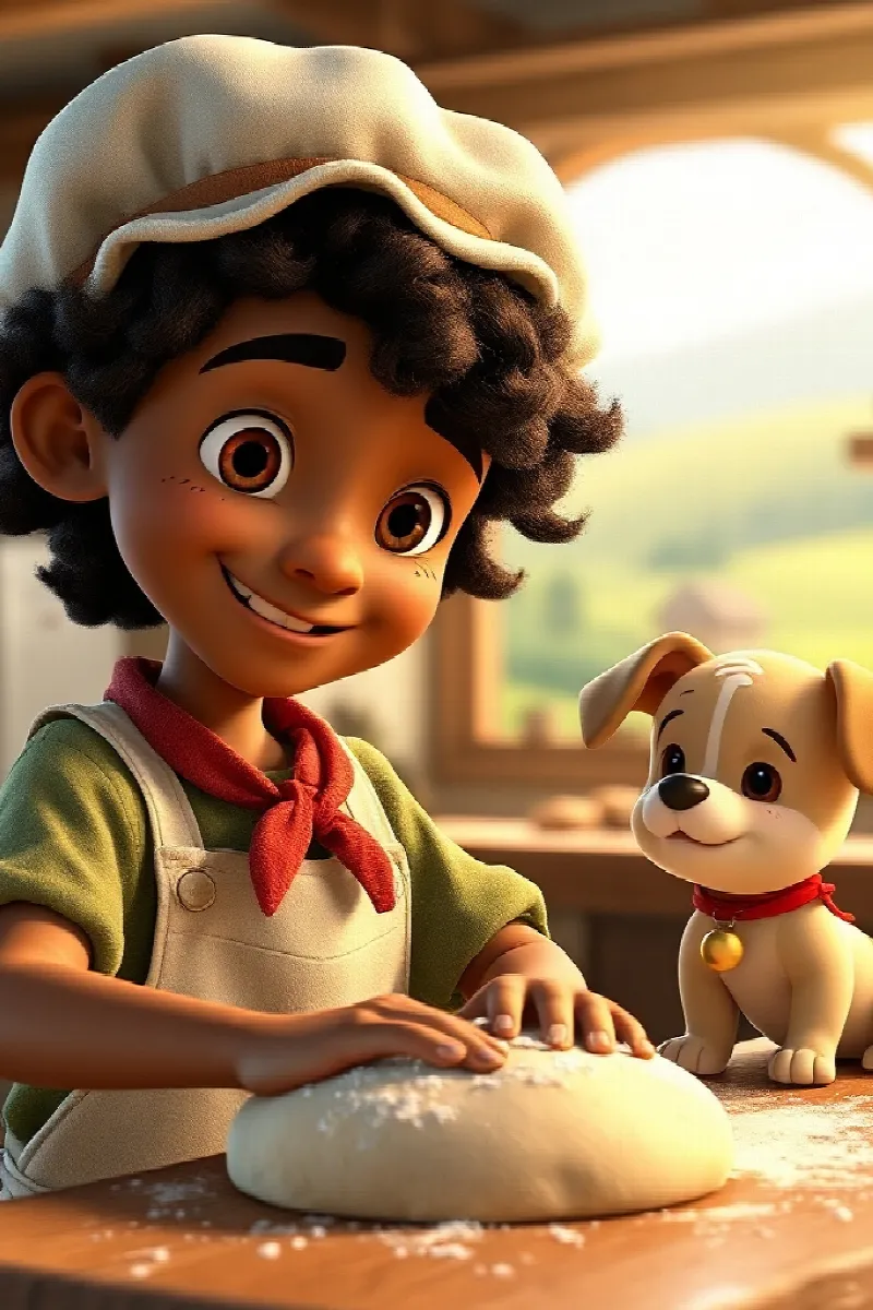 Picture 1 from the tale The Baker and the Moon Pie