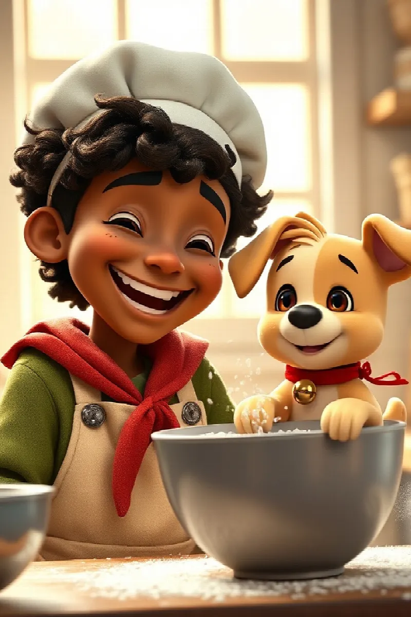 Picture 3 from the tale The Baker and the Moon Pie