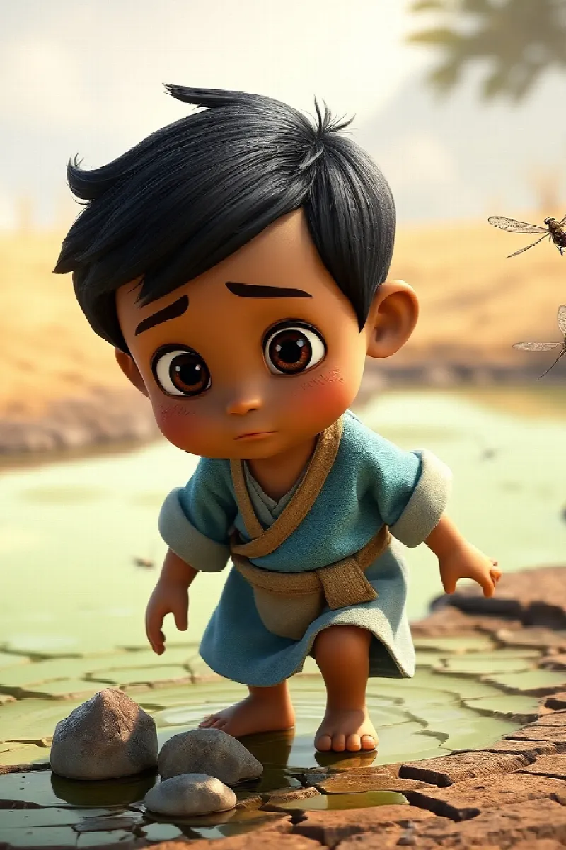 Picture 2 from the tale The Boy and the Golden Fish