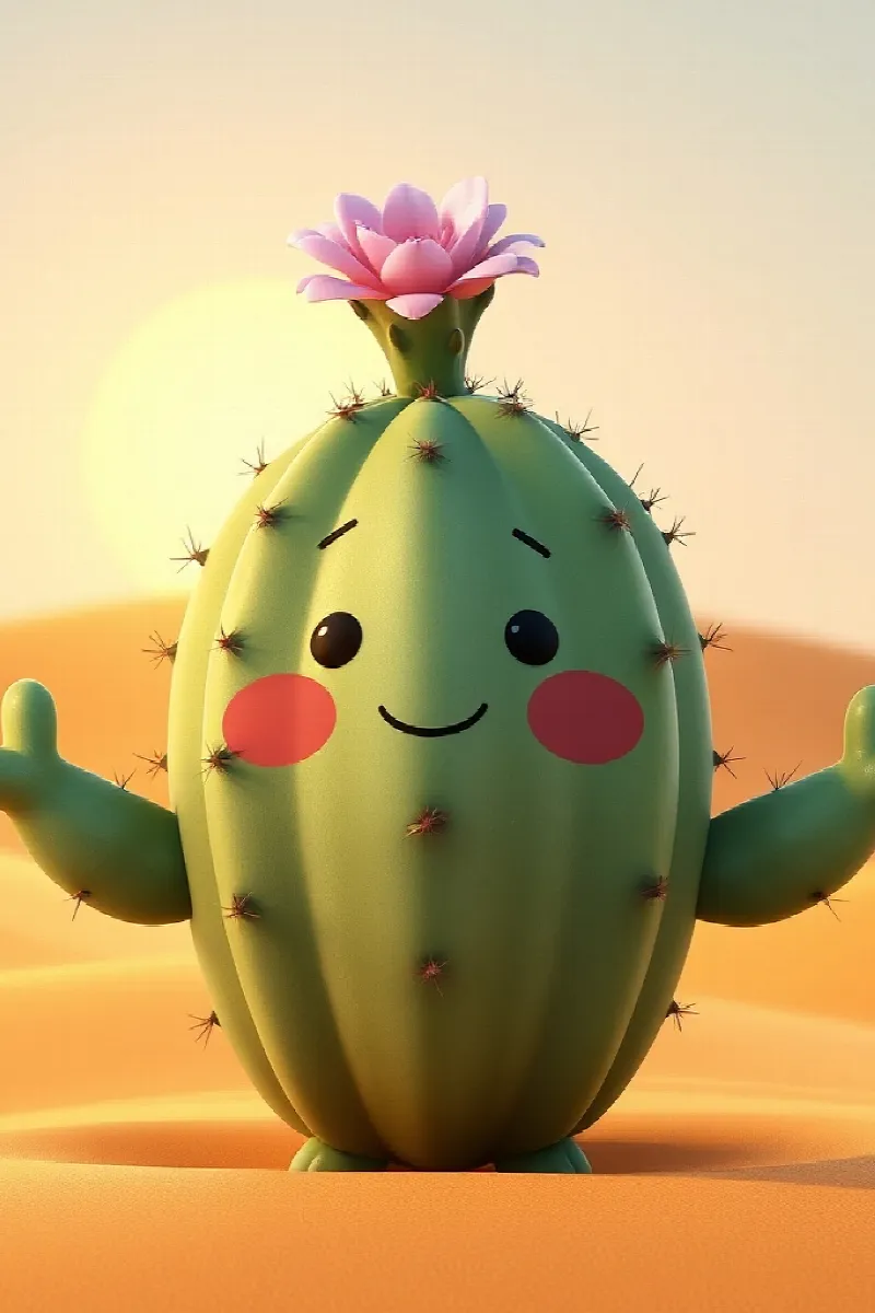 Picture 1 from the tale The Cactus Who Loved Hugs