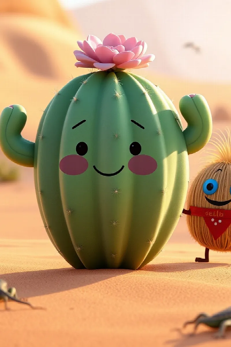 Picture 2 from the tale The Cactus Who Loved Hugs