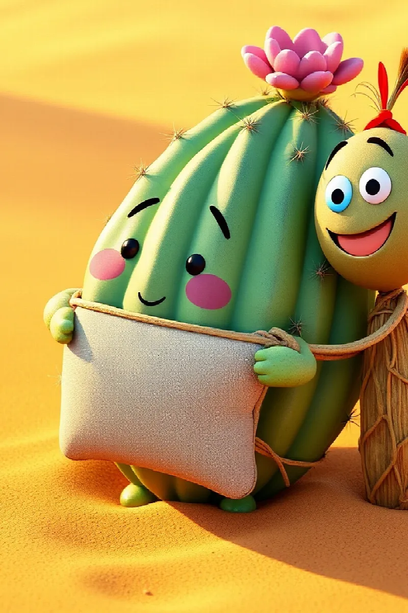Picture 3 from the tale The Cactus Who Loved Hugs